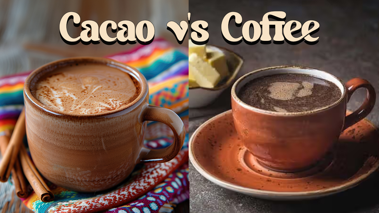 cacao v coffee